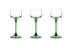 Vintage Green Stemmed Wine Glasses, Set of 4 at 1stDibs  vintage green stem  wine glasses, vintage wine glasses with green stems, wine glass green stem