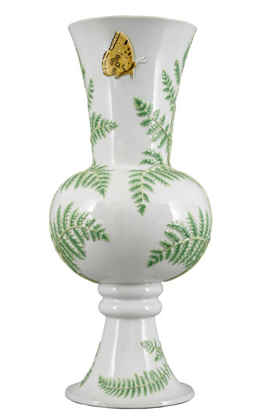 Grand Butterfly Garden Porcelain Vase