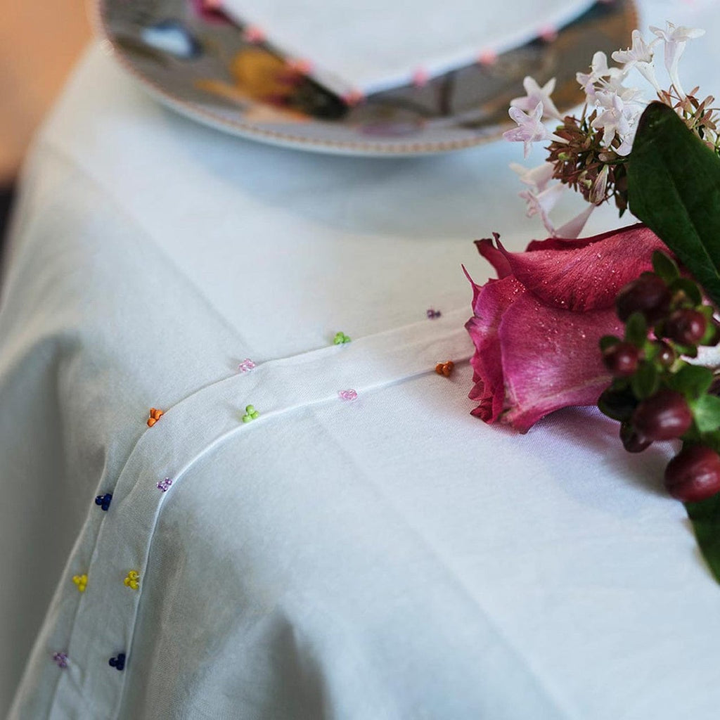 Eliana Hand Beaded Tablecloth