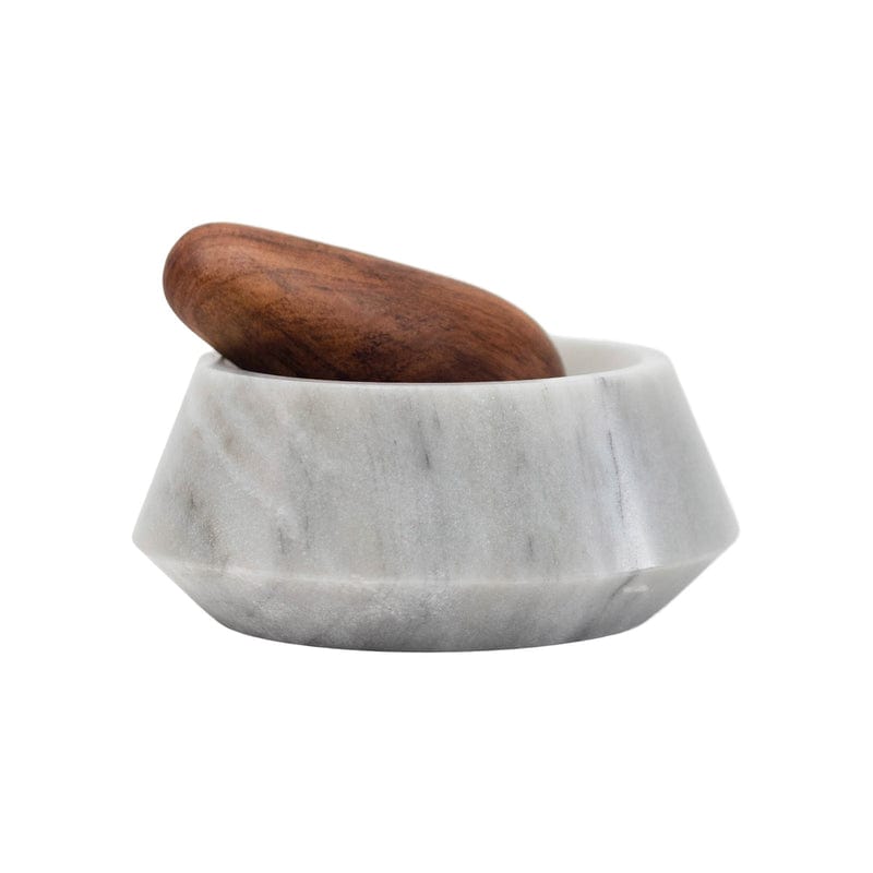 Holbox Mortar and Pestle | White