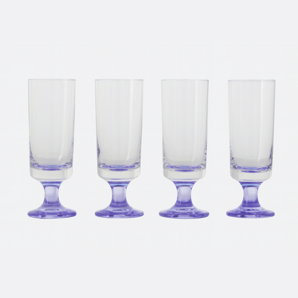 Vintage Purple-Stem Flutes