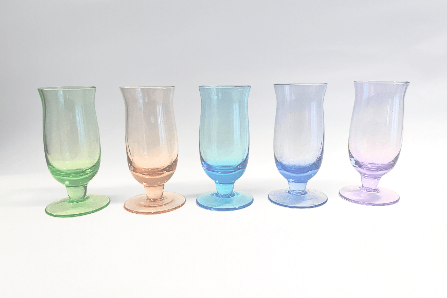 4 Vintage Acid Etched Cocktail Martini Glasses, 1950's Crystal Cocktail  Glasses