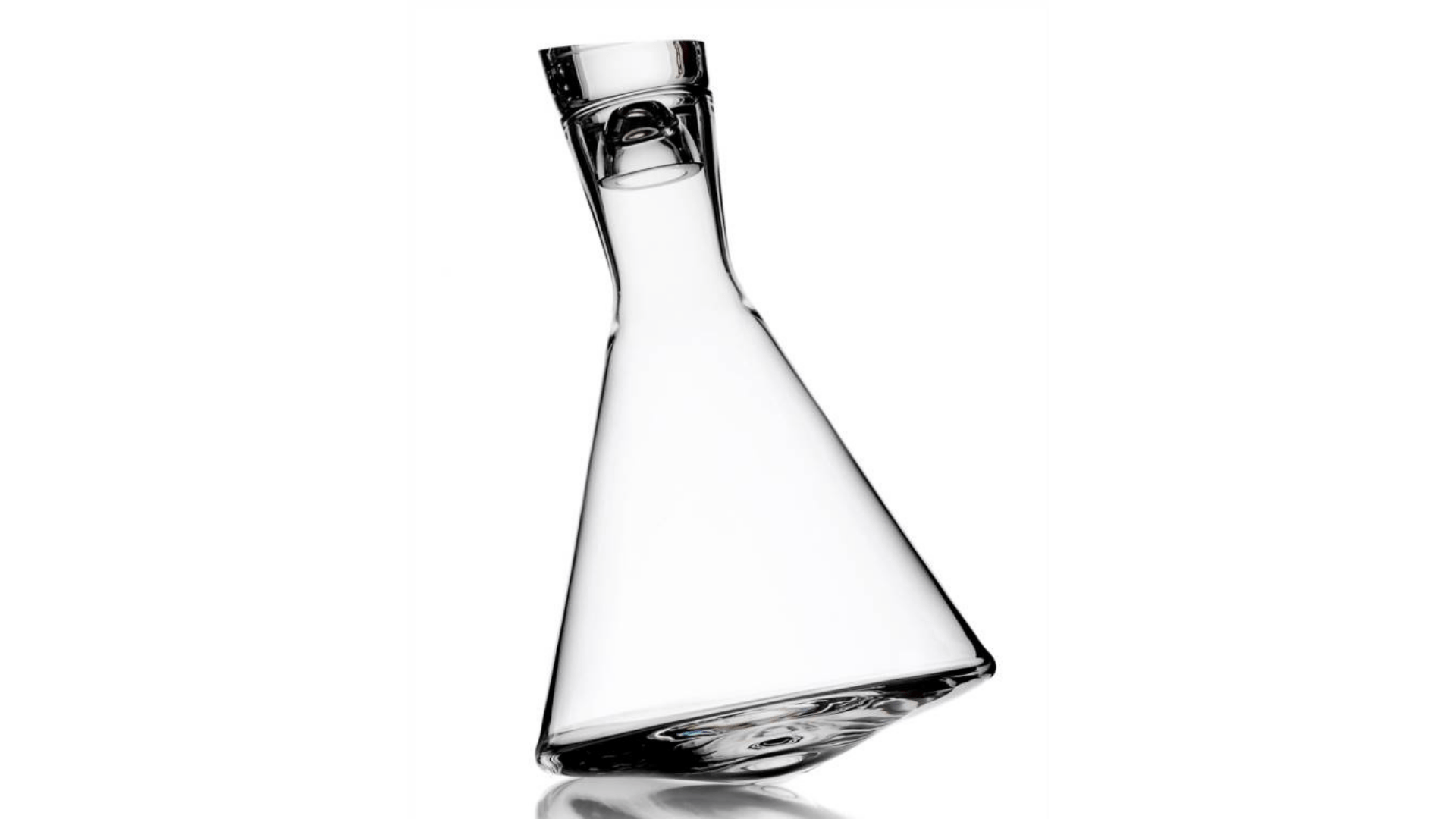 Jihlavske Sklarny Bohemia Hand Cut Lead Crystal Decanter